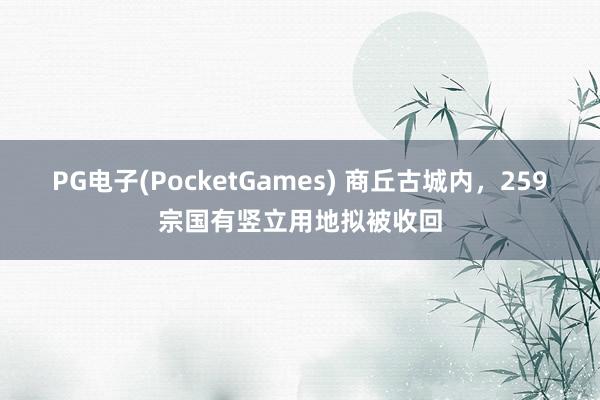 PG电子(PocketGames) 商丘古城内，<a href=