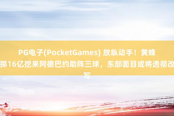 PG电子(PocketGames) 放纵动手！黄蜂豪掷16亿挖来阿德巴约助阵三球，东部面目或将透彻改写